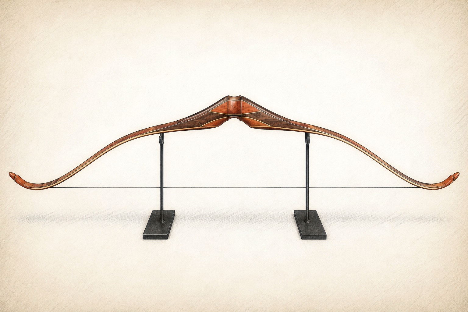 Castalia handcrafted traditional bow